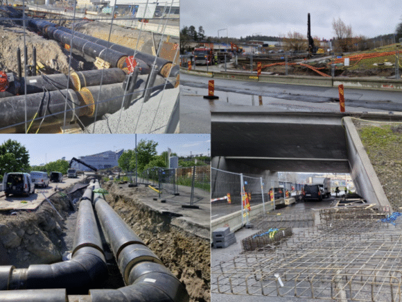 ISOPLUS och SFAB samarbetar för säker försörjning av fjärrvärme i Trafikverkets omfattande projekt